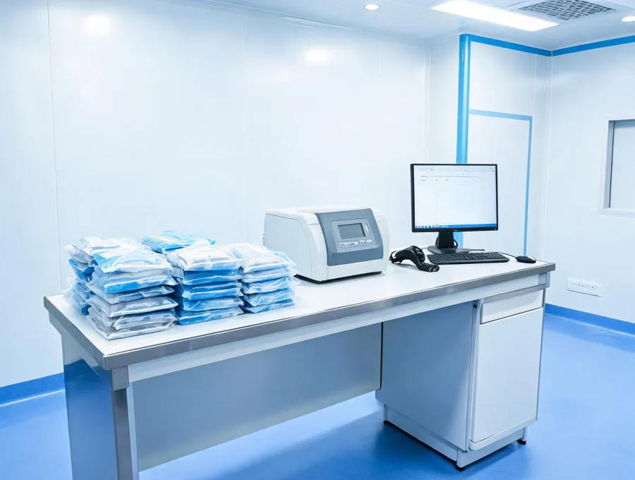 Sterile processing verification bench